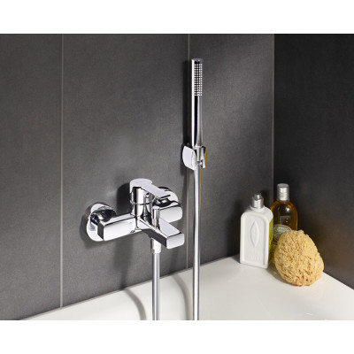 Смеситель для ванны и душа хром Vitra Flo S A41937EXP
