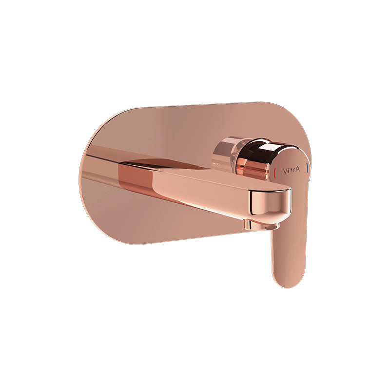 Смеситель для раковины встраиваемый медь Vitra Root Round A4272126EXP