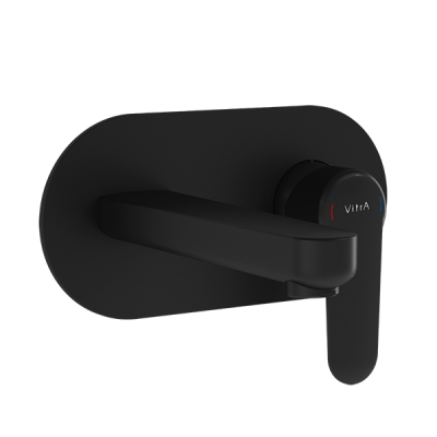 Смеситель для раковины встраиваемый черный Vitra Root Round A4272136EXP