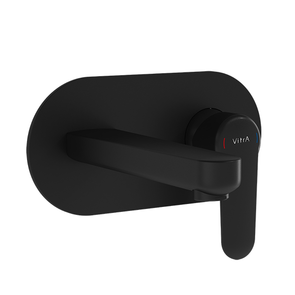 Смеситель для раковины встраиваемый черный Vitra Root Round A4272136EXP