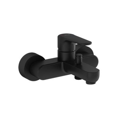 Смеситель для ванны и душа черный Vitra Root Round A4272536EXP