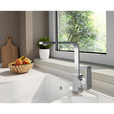 Смеситель для кухни хром Vitra Root Square A42753EXP