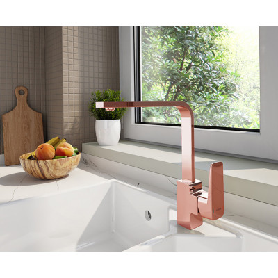Смеситель для кухни медь Vitra Root Square A4275326EXP