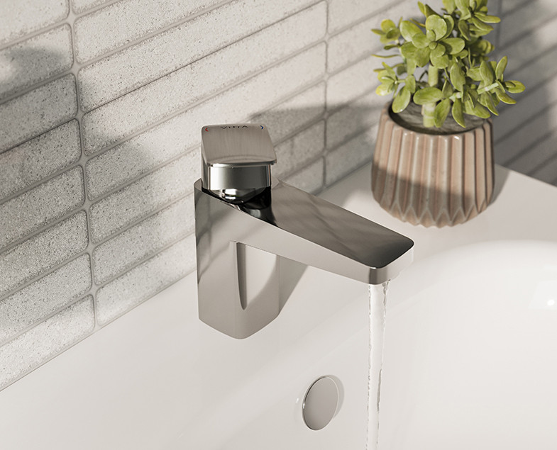 Смеситель для раковины хром Vitra Root Square A42731EXP