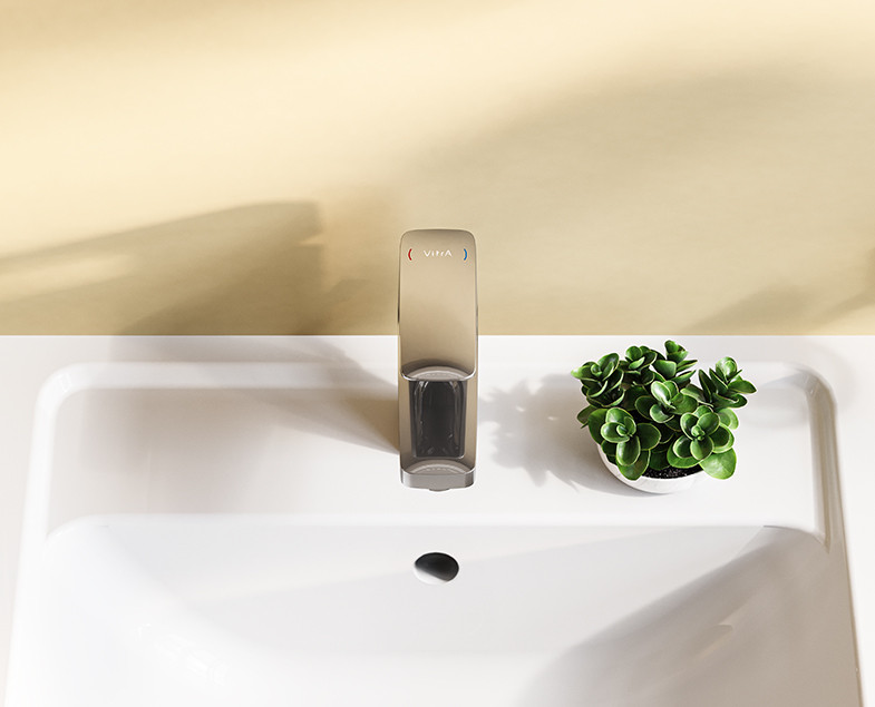 Смеситель для раковины хром Vitra Root Square A42731EXP