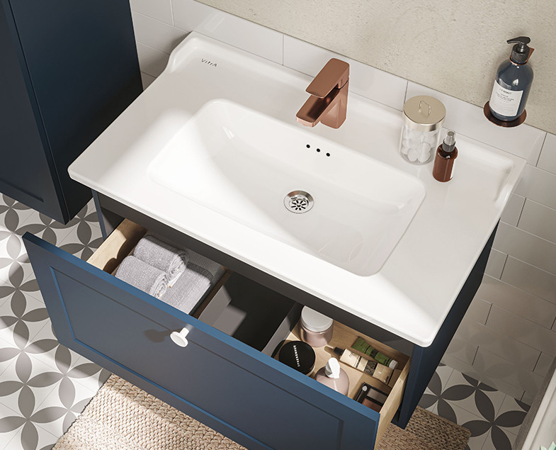 Смеситель для раковины медь Vitra Root Square A4273126EXP