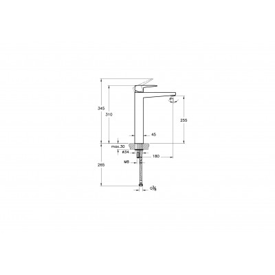 Смеситель для раковины медь Vitra Root Square A4273326EXP
