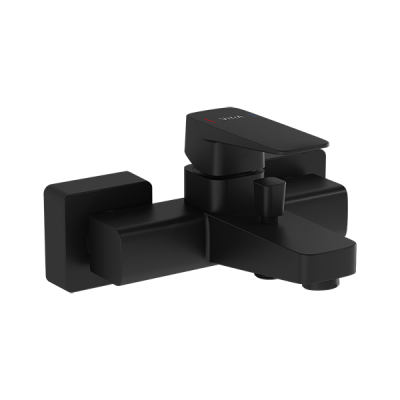 Смеситель для ванны и душа черный Vitra Root Square A4273736EXP