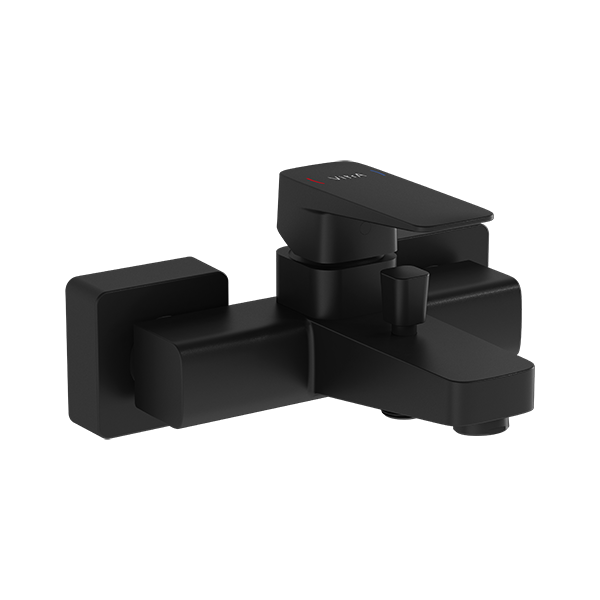 Смеситель для ванны и душа черный Vitra Root Square A4273736EXP