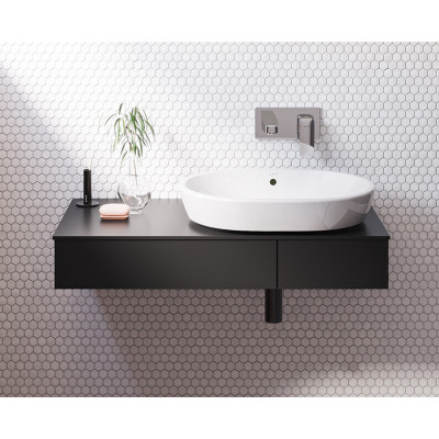 Смеситель для раковины встраиваемый хром Vitra Root Square A42738EXP