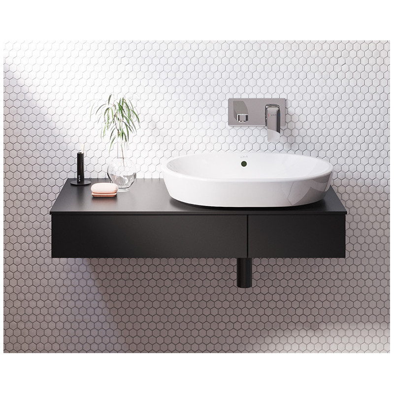 Смеситель для раковины встраиваемый хром Vitra Root Square A42738EXP