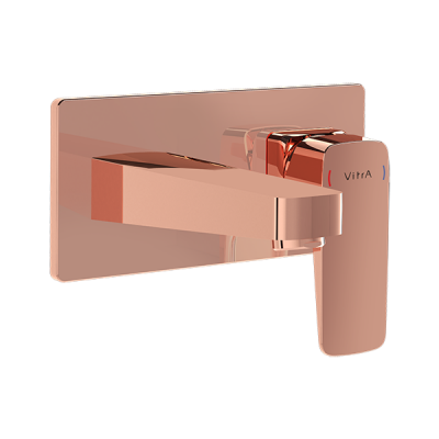 Смеситель для раковины встраиваемый медь Vitra Root Square A4273826EXP