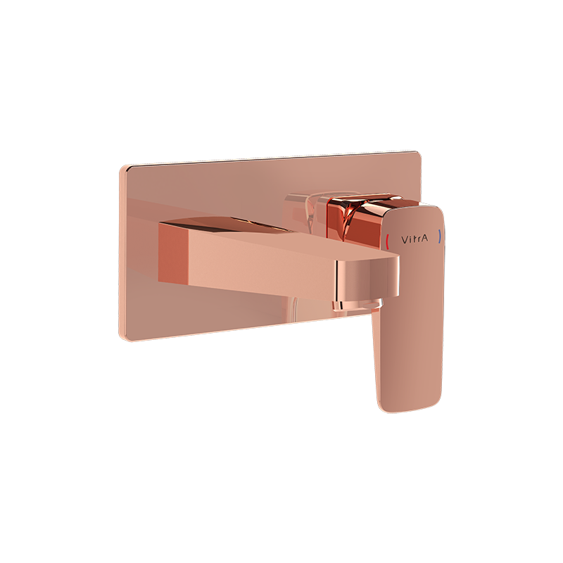 Смеситель для раковины встраиваемый медь Vitra Root Square A4273826EXP