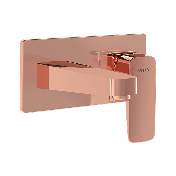 Смеситель для раковины встраиваемый медь Vitra Root Square A4273826EXP