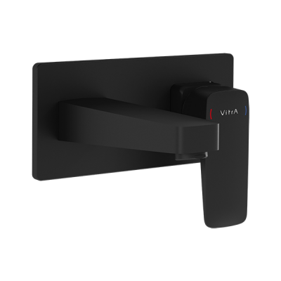 Смеситель для раковины встраиваемый черный Vitra Root Square A4273836EXP
