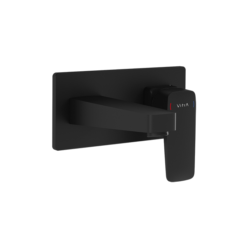 Смеситель для раковины встраиваемый черный Vitra Root Square A4273836EXP