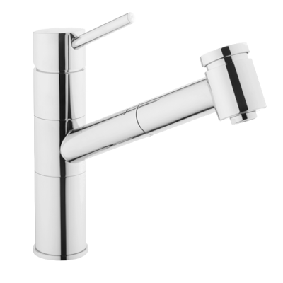 Смеситель для кухни с вытяжным изливом хром Vitra Harmony XL A42147EXP