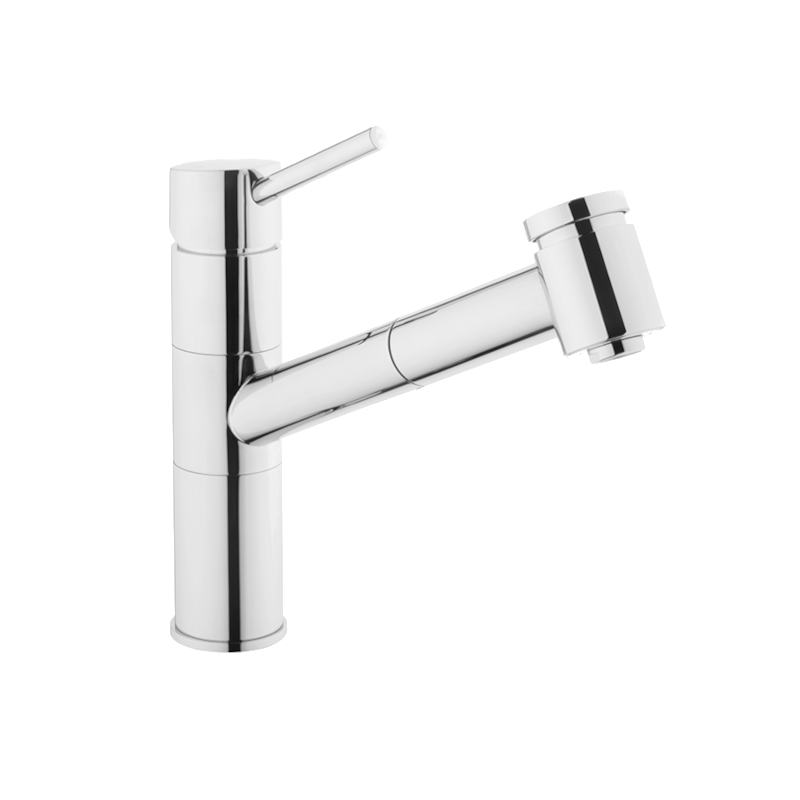 Смеситель для кухни с вытяжным изливом хром Vitra Harmony XL A42147EXP