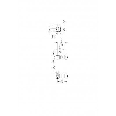 Скрытая часть для смесителя Vitra A41455