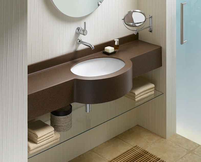 Раковина 42см встраиваемая белая Vitra Arkitekt 6039B003-0012