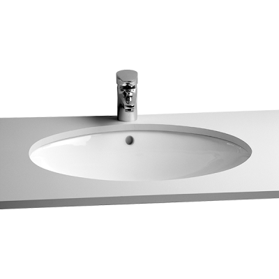 Раковина 52см встраиваемая снизу белая Vitra Arkitekt 6069B003-0012