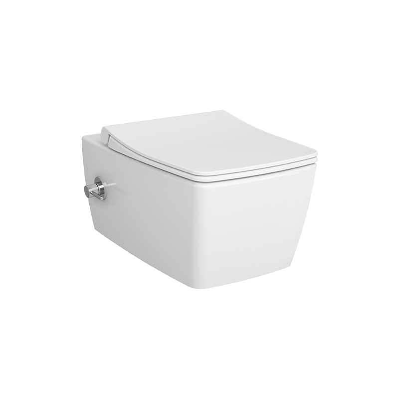 Унитаз с биде подвесной безободковый белый Vitra Metropole 7672B003-1684
