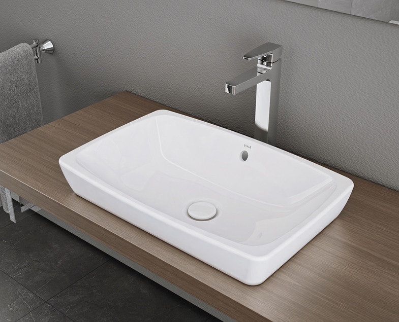 Раковина-чаша 60см с переливом белая Vitra Metropole 5668B003-0012