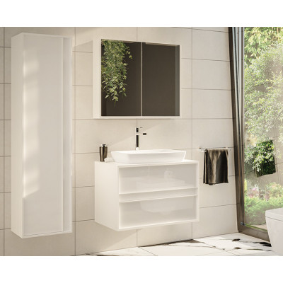 Раковина-чаша 60см с переливом белая Vitra Metropole 5668B003-0012
