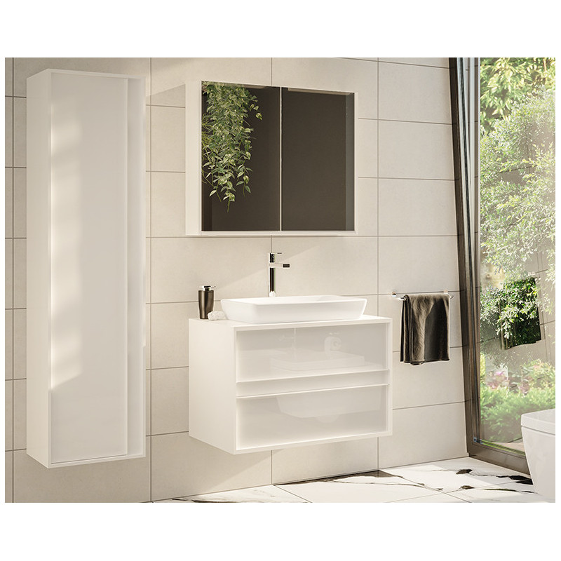 Раковина-чаша 60см с переливом белая Vitra Metropole 5668B003-0012