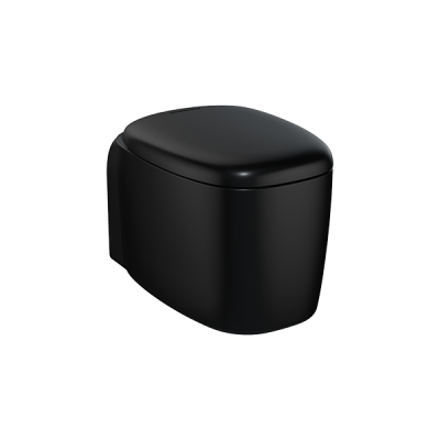Унитаз подвесной безободковый черный Vitra Plural 7830B483-0075