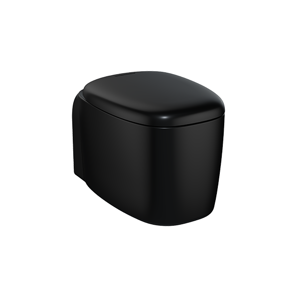 Унитаз подвесной безободковый черный Vitra Plural 7830B483-0075