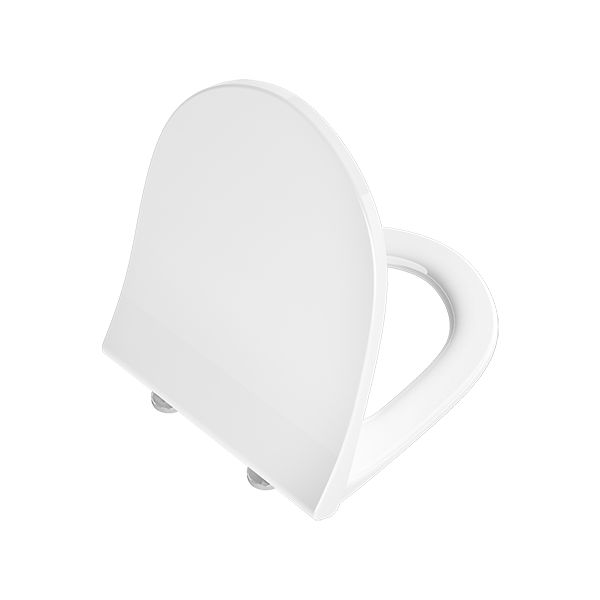 Сидение для унитаза тонкое с микролифтом белое Vitra Sento 130-003-009