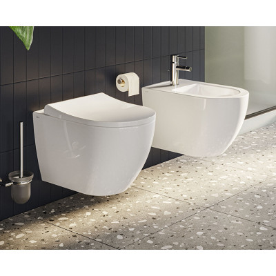 Подвесное биде белое Vitra Sento 4338B003-1046