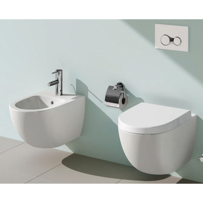 Подвесное биде белое Vitra Sento 4338B003-1046
