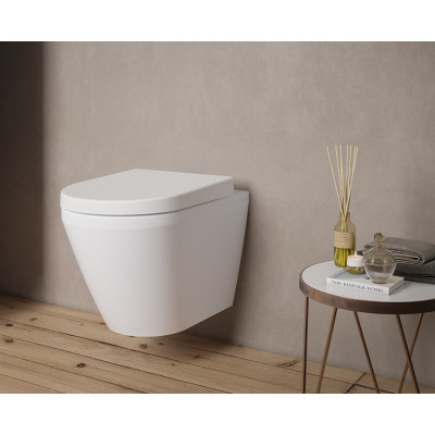Унитаз подвесной безободковый белый Vitra Integra 7041B003-0075