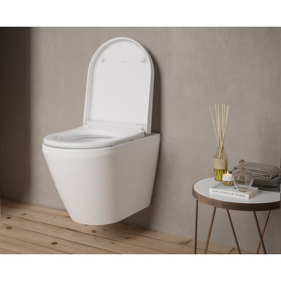 Унитаз подвесной безободковый белый Vitra Integra 7041B003-0075