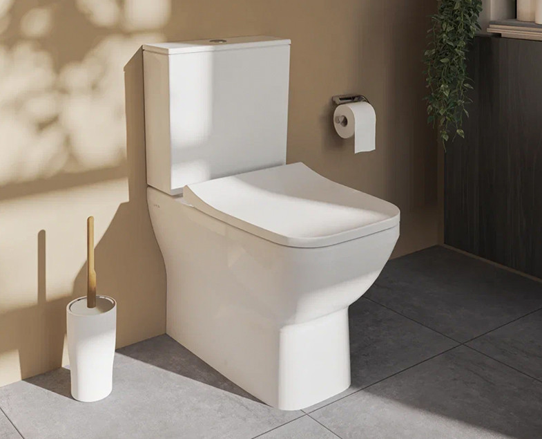 Унитаз-компакт с сиденьем микролифт белый Vitra Integra 9833B003-7204