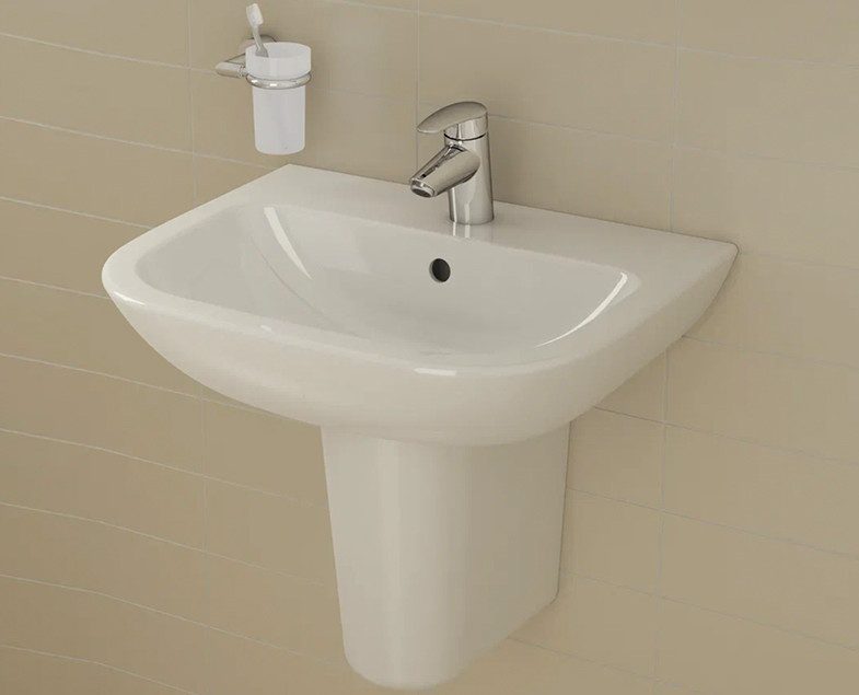 Полупьедестал для раковины белый Vitra S20 5281B003-7201