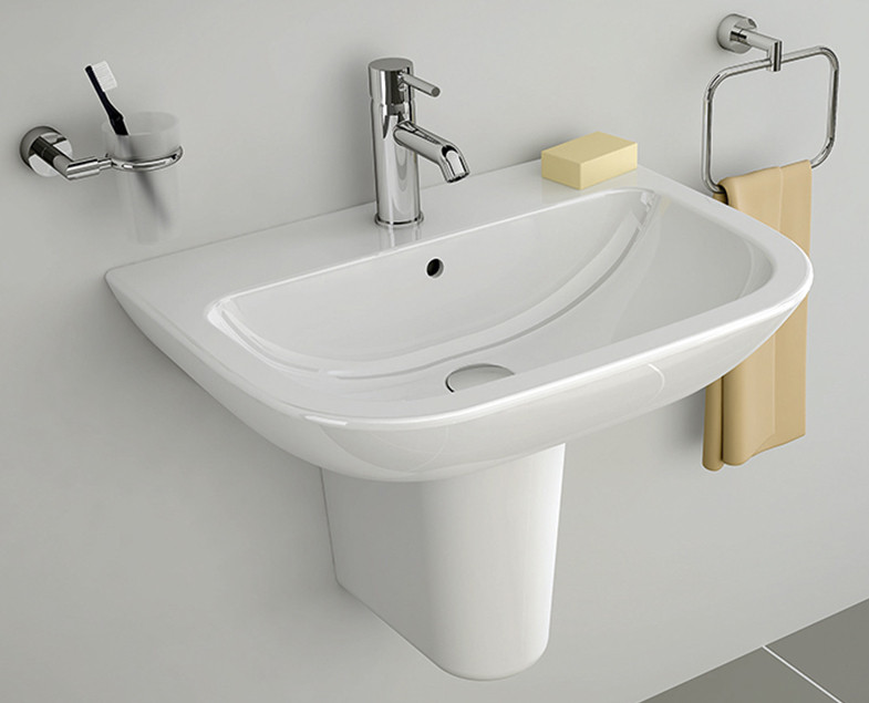 Полупьедестал для раковины белый Vitra S20 5281B003-7201