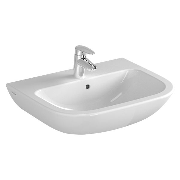 Подвесная раковина 55см белая Vitra S20 5502B003-0001