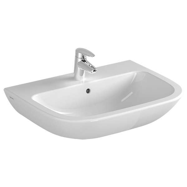Подвесная раковина 60см белая Vitra S20 5503B003-0001