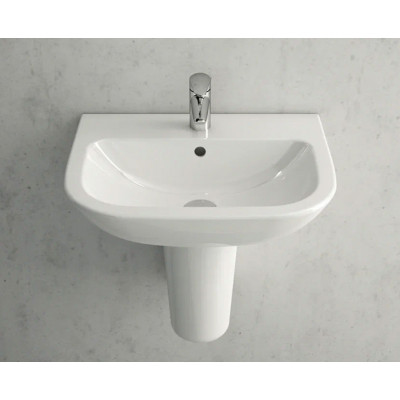 Подвесная раковина 60см белая Vitra S20 5503B003-0001
