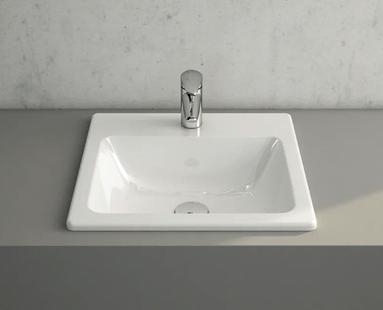 Раковина 55см встраиваемая белая Vitra S20 5465B003-0001