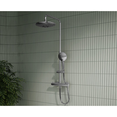 Душевая система с термостатом хром Vitra AquaHeat A47205EXP