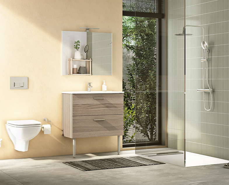 Душевая система с термостатом хром Vitra AquaHeat A47205EXP