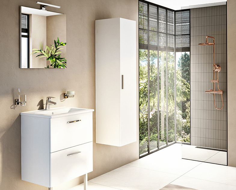 Душевая система с термостатом медь Vitra AquaHeat A4720526EXP