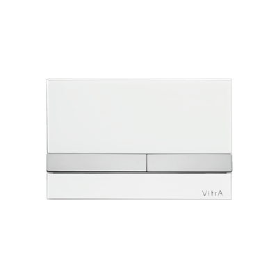 Клавиша смыва стекло белая Vitra Select 740-1100