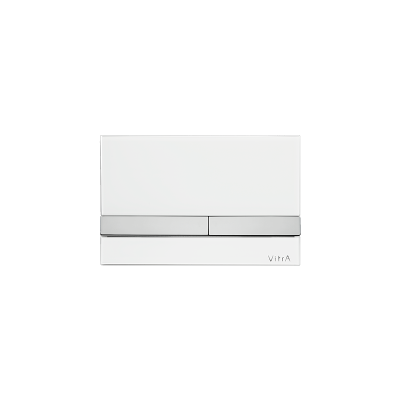 Клавиша смыва стекло белая Vitra Select 740-1100
