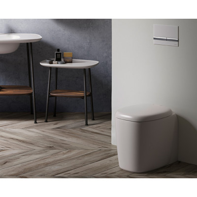 Клавиша смыва стекло белая Vitra Select 740-1100