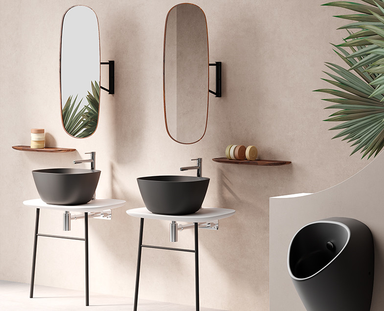 Зеркало поворотное 35см орех Vitra Plural 64059